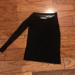 Rachel Roy fun long sleeve lace detail shirt